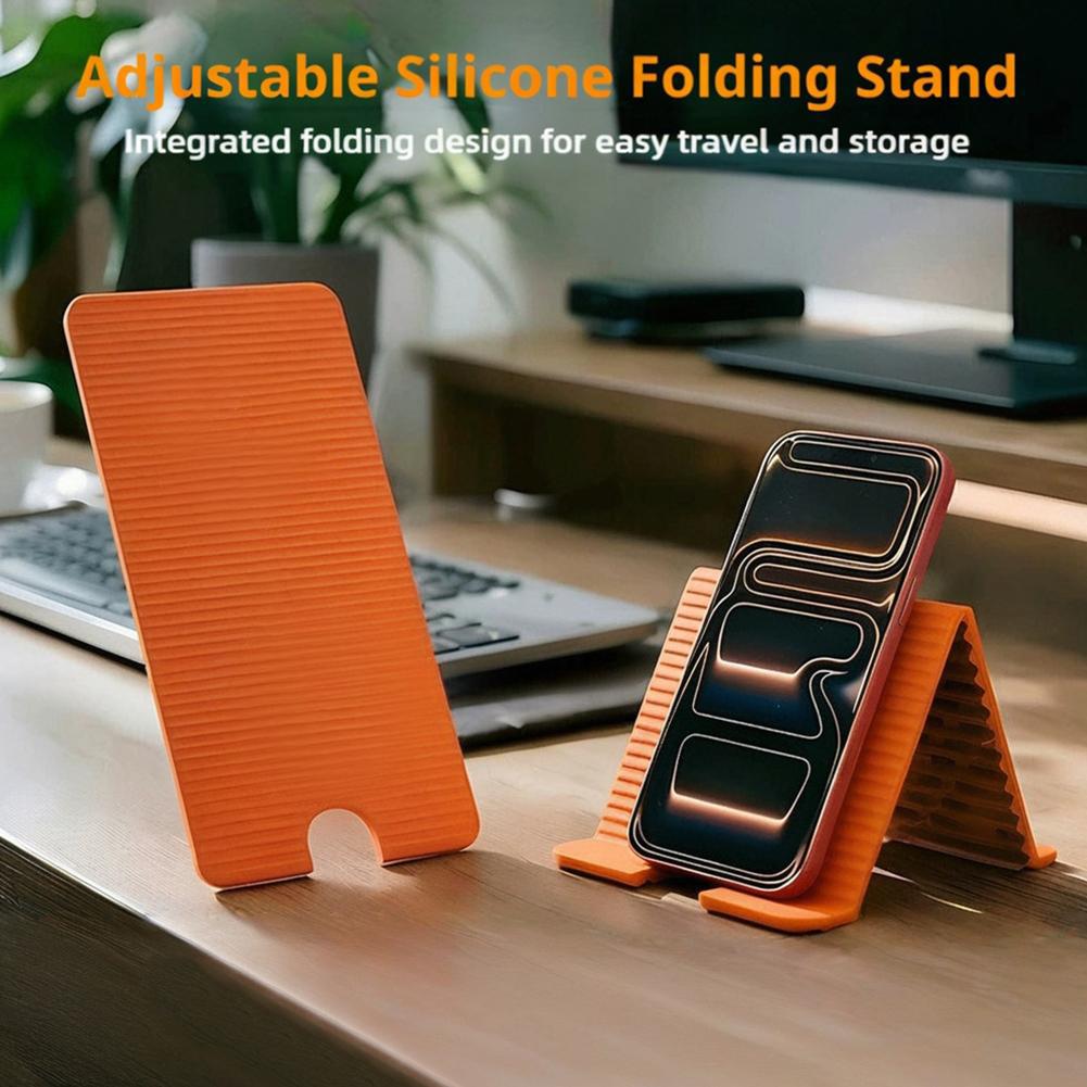 Tablet Holder Accessories - Flexibler, faltbarer Silikon-Telefonhalter für iPhone, iPad,
