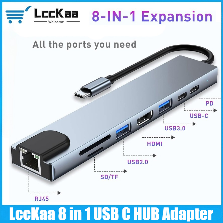 Hdmi Adapter Tablet - USB-C Hub 8/7 in 1 4K