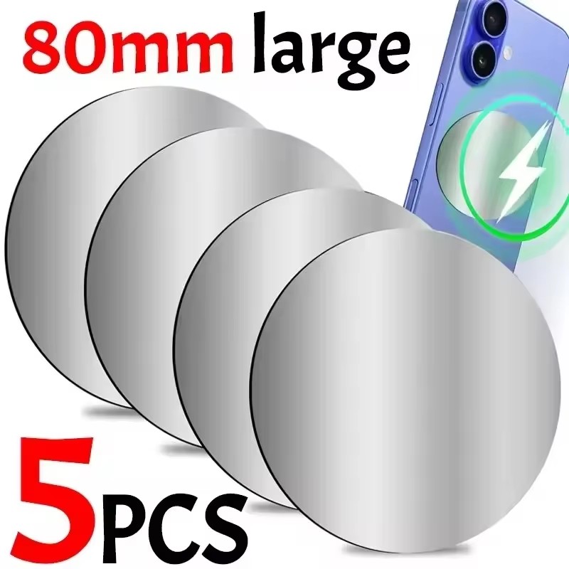 Tablet Holder Accessories - 1-5 Stück 8CM Magnetische Metallplatte für