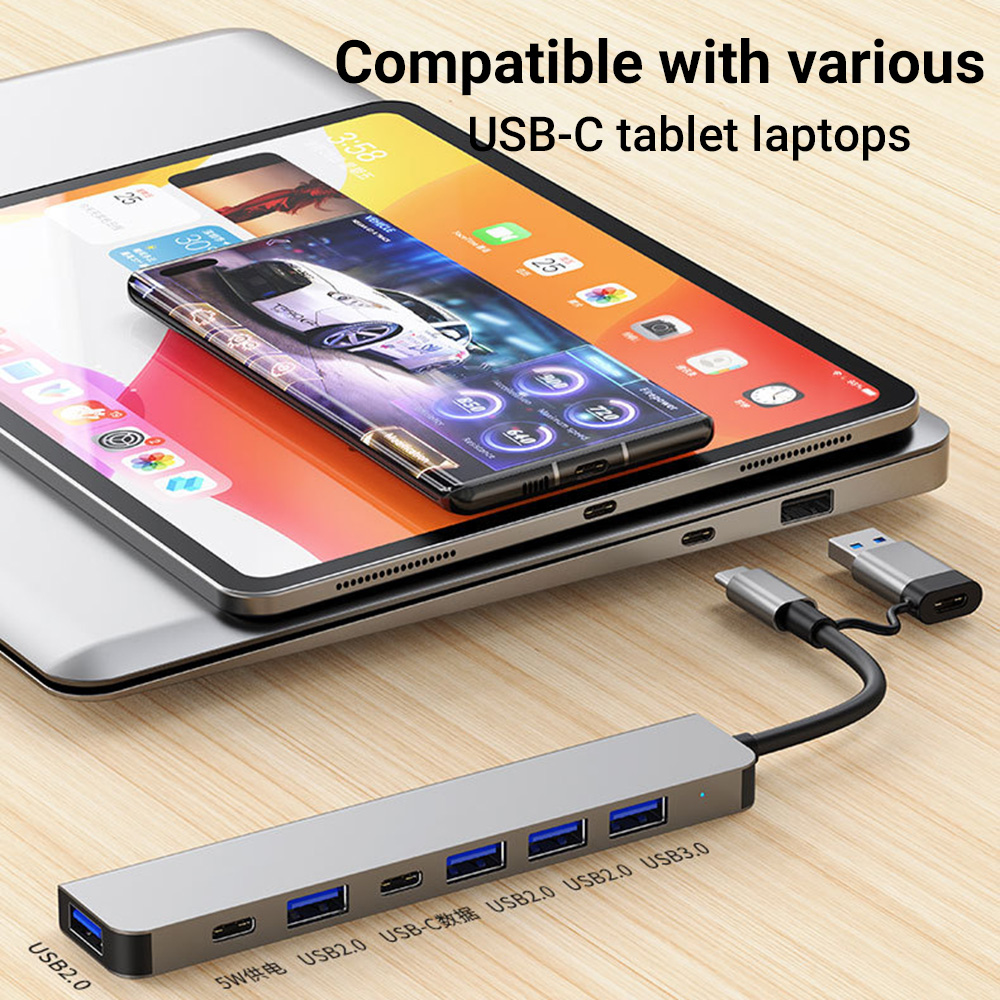 7-in-1 Dual-Head USB-C & USB D – Tablet Reading Accessories Bewertung und Preis