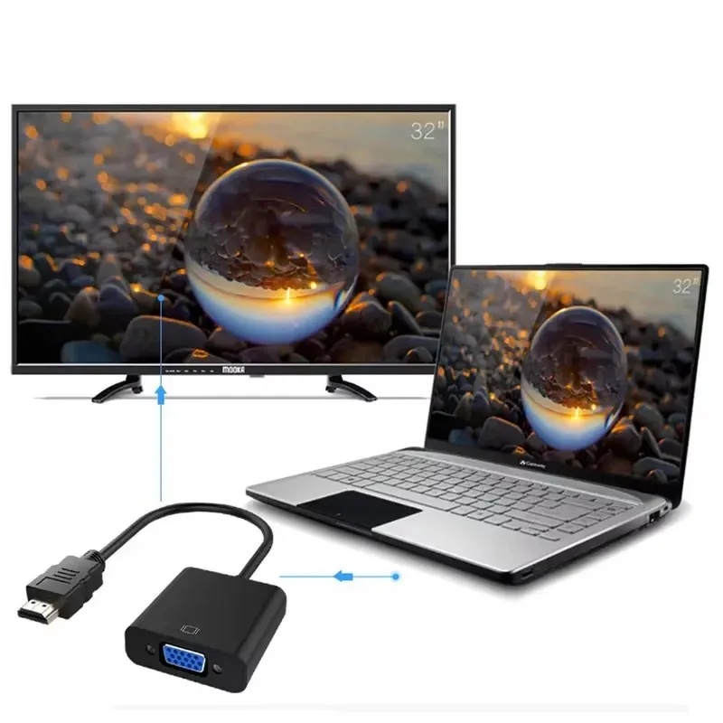 1-4 Stück HD 1080P HDMI-zu-VGA – Hdmi Adapter Tablet Bewertung und Preis
